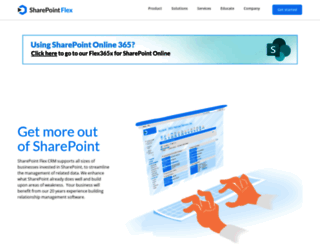 sharepointflex.com screenshot