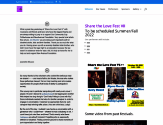 sharethelovefest.us screenshot