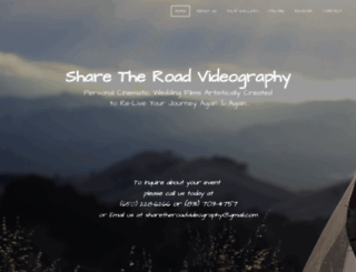sharetheroadvideography.com screenshot