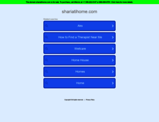 shariatihome.com screenshot
