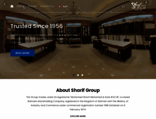 sharifgroup.com screenshot