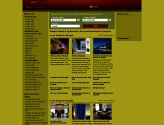 sharjahhotel.net screenshot
