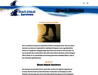 sharkattacksurvivors.com screenshot