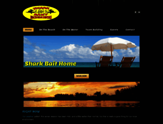 sharkbaitbeachgearrentals.com screenshot