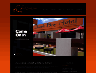 sharkbayhotelwa.com.au screenshot