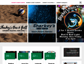 sharkeysbanquets.com screenshot
