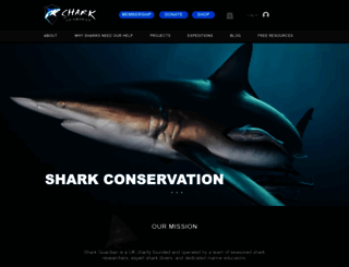 sharkguardian.org screenshot