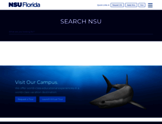 sharksearch.nova.edu screenshot