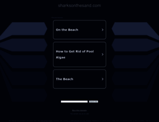 sharksonthesand.com screenshot