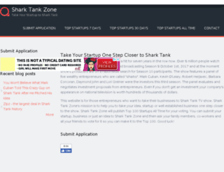 sharktankzone.com screenshot