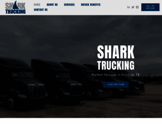 sharktrucking.com screenshot