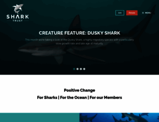 sharktrust.org screenshot