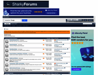 sharkyforums.com screenshot