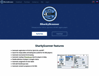 sharkyscanner.com screenshot