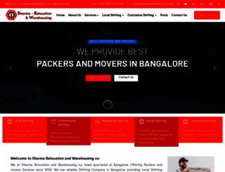 sharmapackersmovers.net screenshot