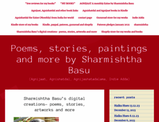 sharmishthabasu.wordpress.com screenshot