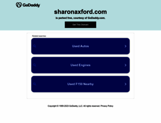 sharonaxford.com screenshot