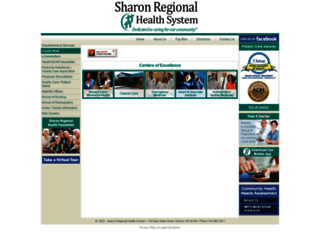sharonregional.org screenshot