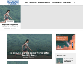 sharonrunner.com screenshot