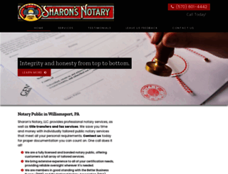 sharonsnotary.com screenshot