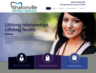 sharonvilledental.com screenshot