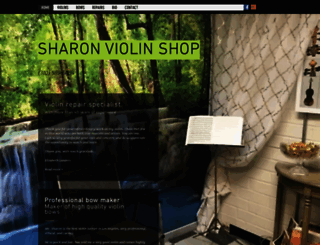 sharonviolinshop.com screenshot