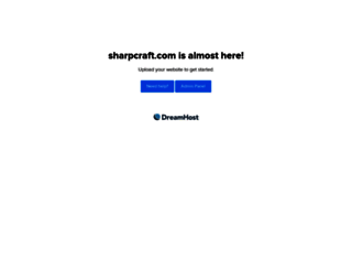 sharpcraft.com screenshot