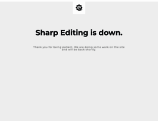 sharpediting.co.za screenshot