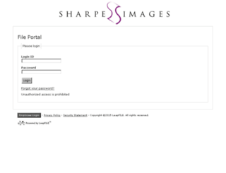 sharpeimages.leapfile.com screenshot