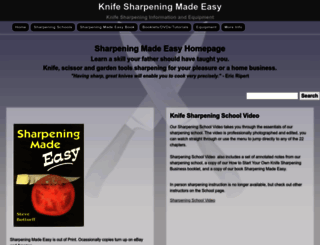 sharpeningmadeeasy.com screenshot
