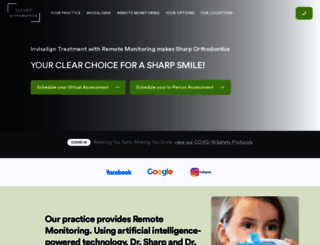 sharporthodontics.com screenshot
