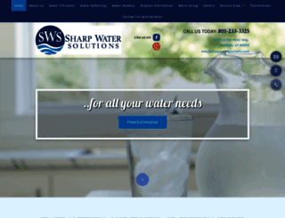 sharpwatersolutions.com screenshot
