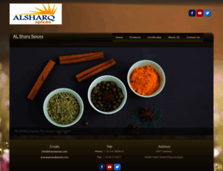 sharqspices.com screenshot