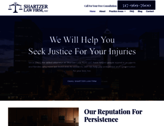 shartzerlaw.com screenshot