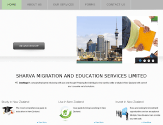 sharvamigration.com screenshot