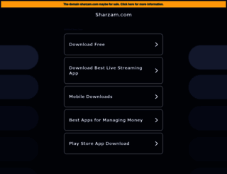 sharzam.com screenshot