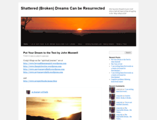 shatteredbrokendreams.wordpress.com screenshot