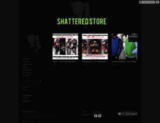shatteredearth.storenvy.com screenshot