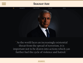 shaukataziz.com screenshot