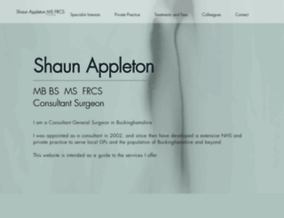 shaunappleton.com screenshot
