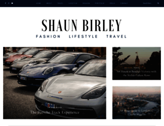 shaunbirley.com screenshot