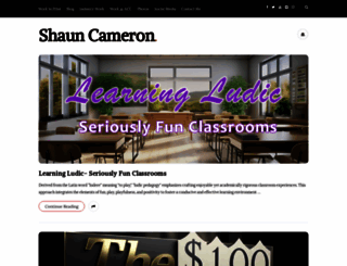 shauncameron.com screenshot
