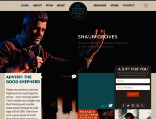 shaungroves.com screenshot
