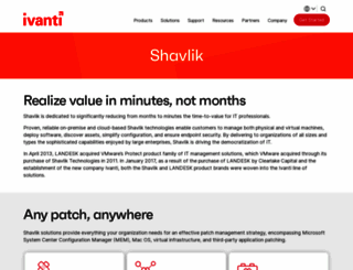 shavlik.com screenshot