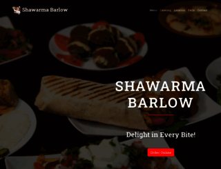 shawarmabarlow.com screenshot