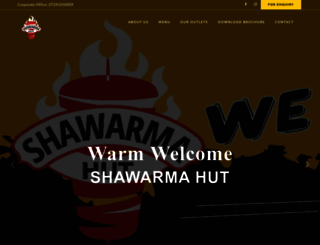 shawarmahut.in screenshot