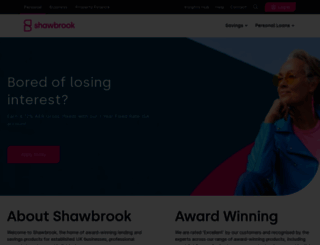 shawbrook.co.uk screenshot