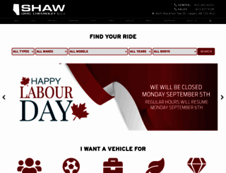 shawgmc.com screenshot