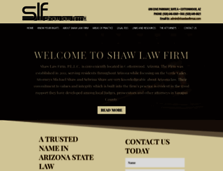 shawlawfirmaz.com screenshot