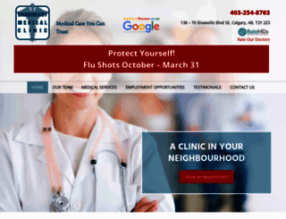 shawnessymedicalclinic.com screenshot